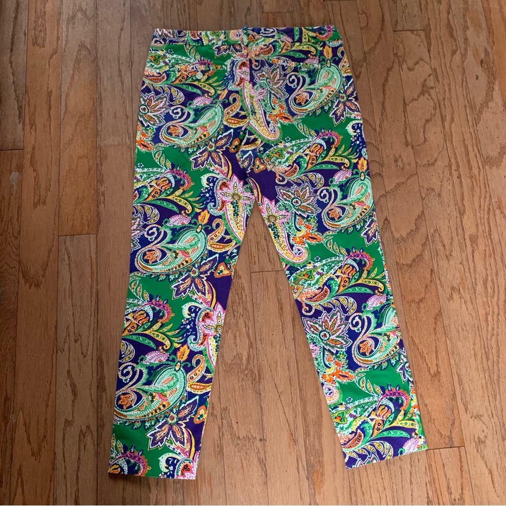 Ralph Lauren Sport Paisley Ankle Pants - Picture 4 of 10